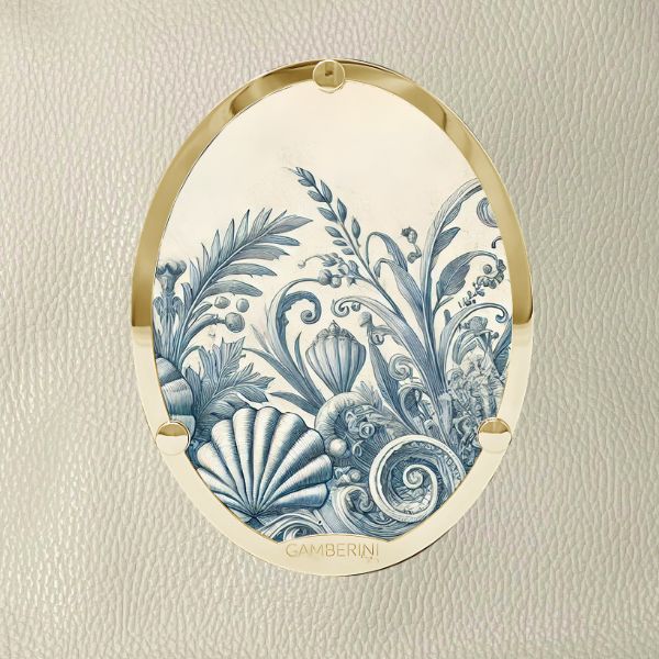 Cameo Print 001 – Blue Botanical