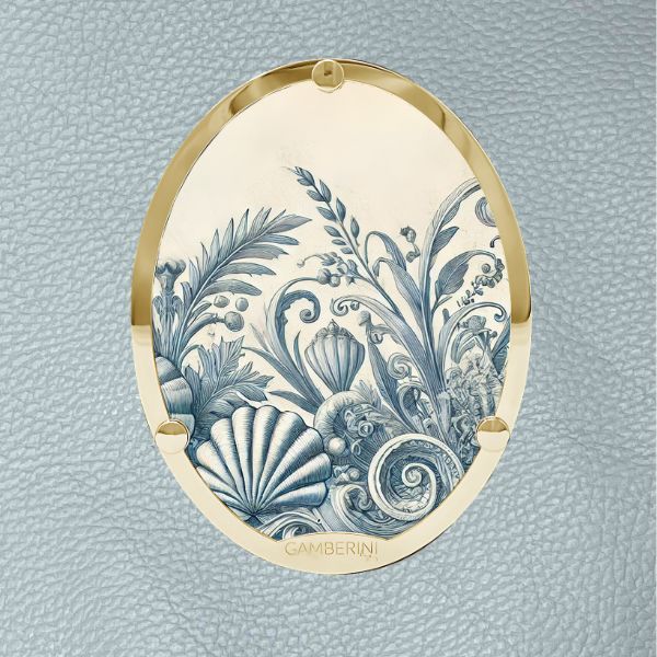 Cameo Print 001 – Blue Botanical