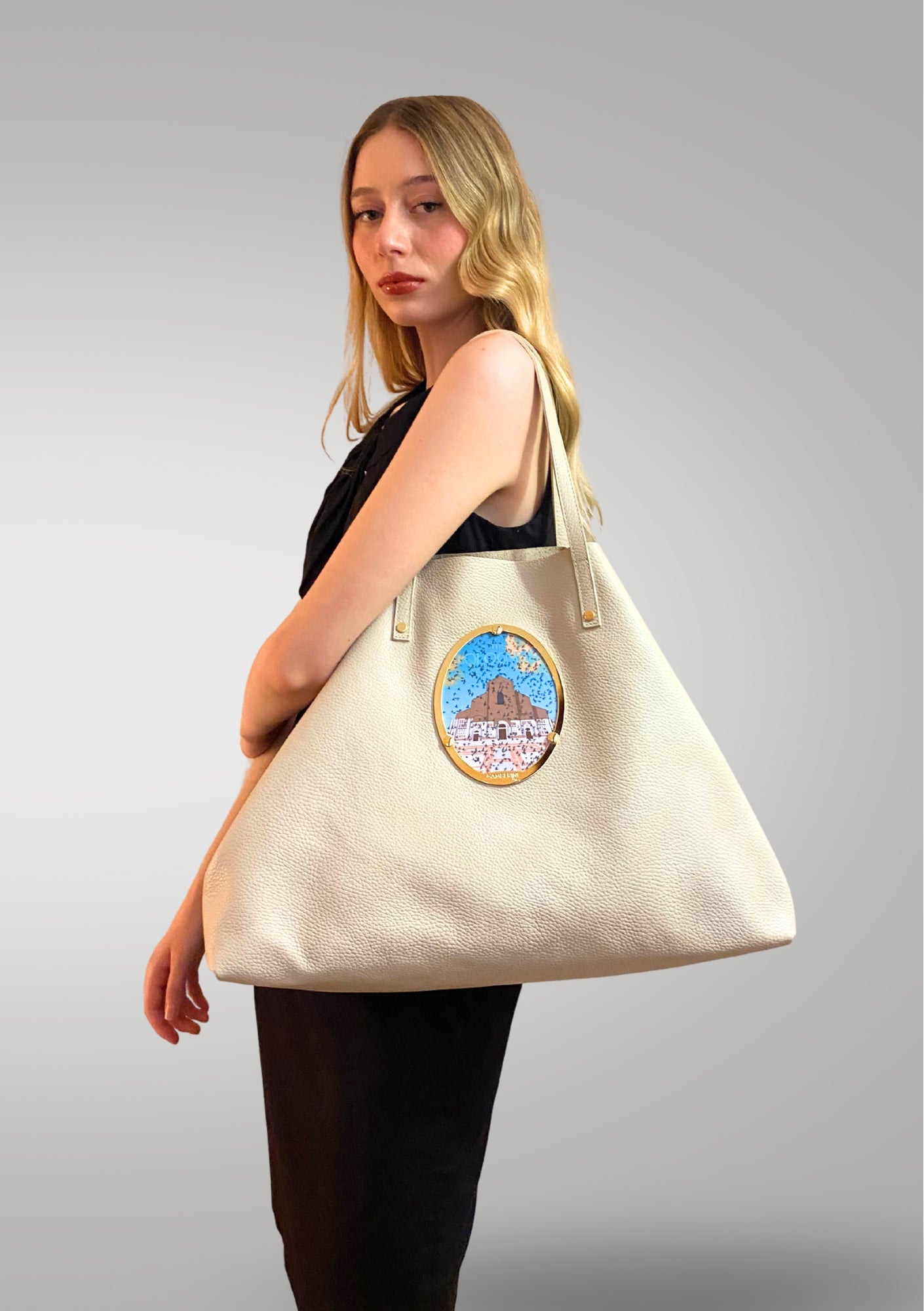 BEIGE SHOPPER