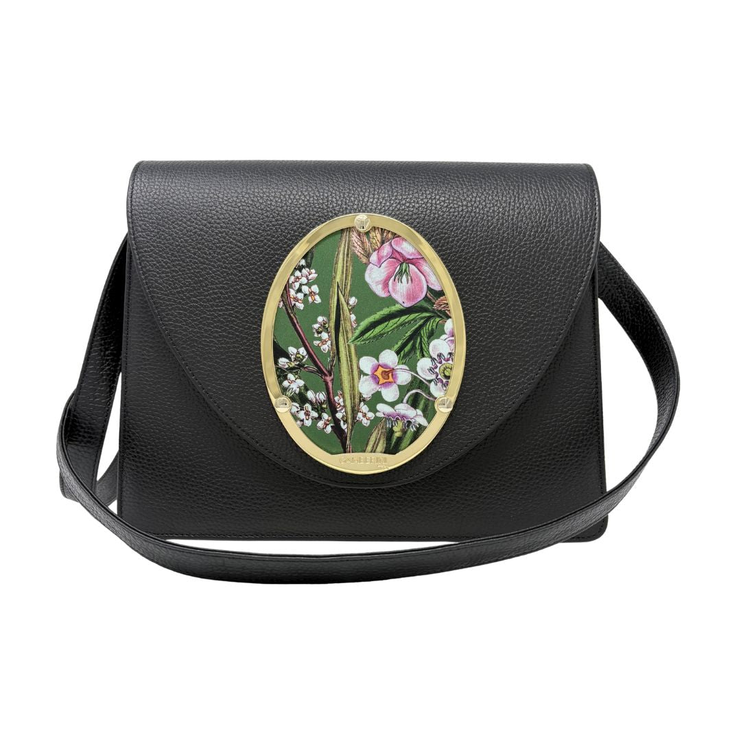 Gamberini Bag | Borse artigianali personalizzabili | Borsa Day con 3 Cameo | Tessuti alta moda