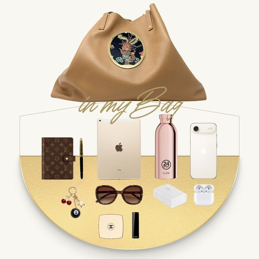 Gamberini Bag | Borse artigianali personalizzabili | Borsa Shopper con 3 Cameo | Tessuti alta moda