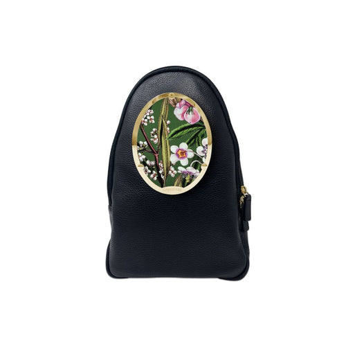 Gamberini Bag | Borse artigianali personalizzabili | Borsa Backpack con 3 Cameo | Tessuti alta moda