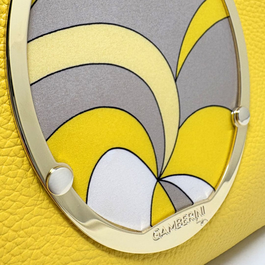 Borsa artigianale in pelle personalizzabile - LITTLE SHOPPER MIMOSA