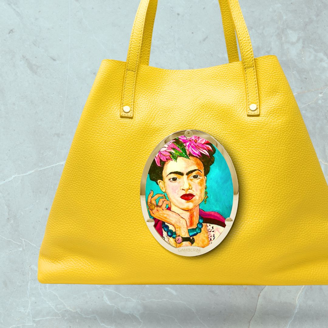 Borsa artigianale in pelle personalizzabile - LITTLE SHOPPER MIMOSA