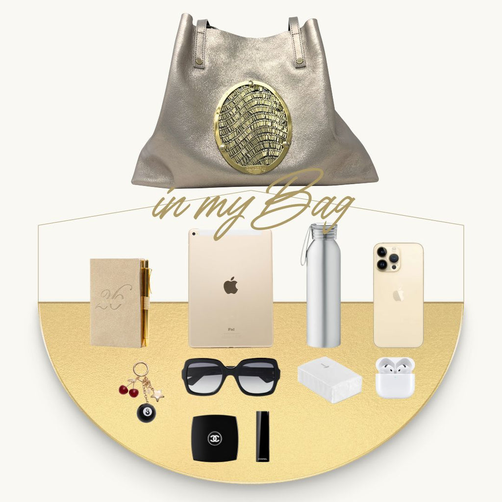 Gamberini Bag | Borse artigianali personalizzabili | Borsa Little Shopper con 3 Cameo | Tessuti alta moda