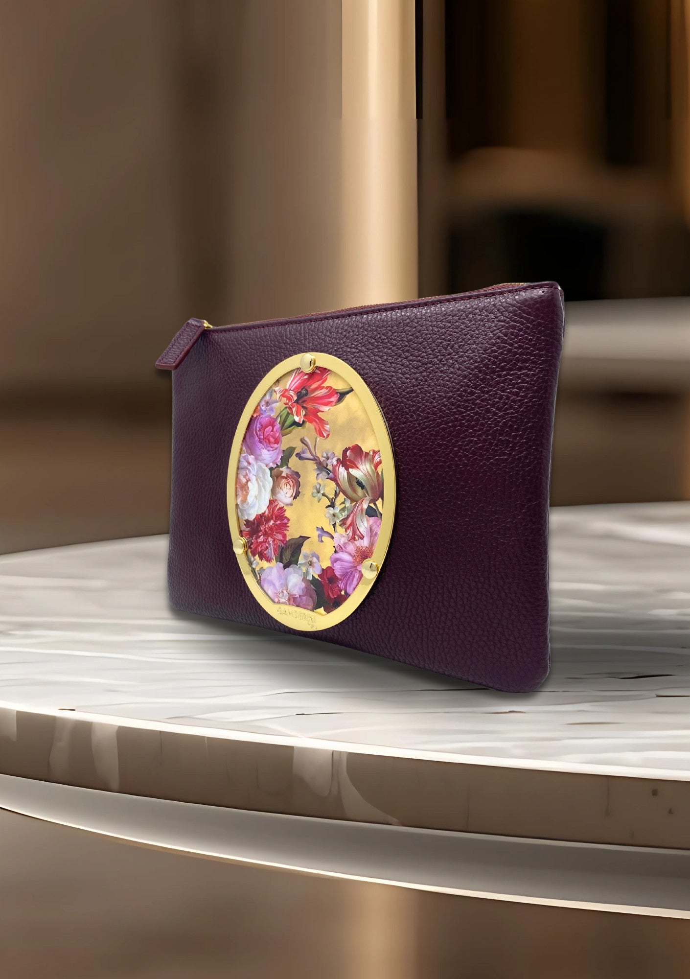 Borsa artigianale in pelle personalizzabile Springa fatta a mano in Italia