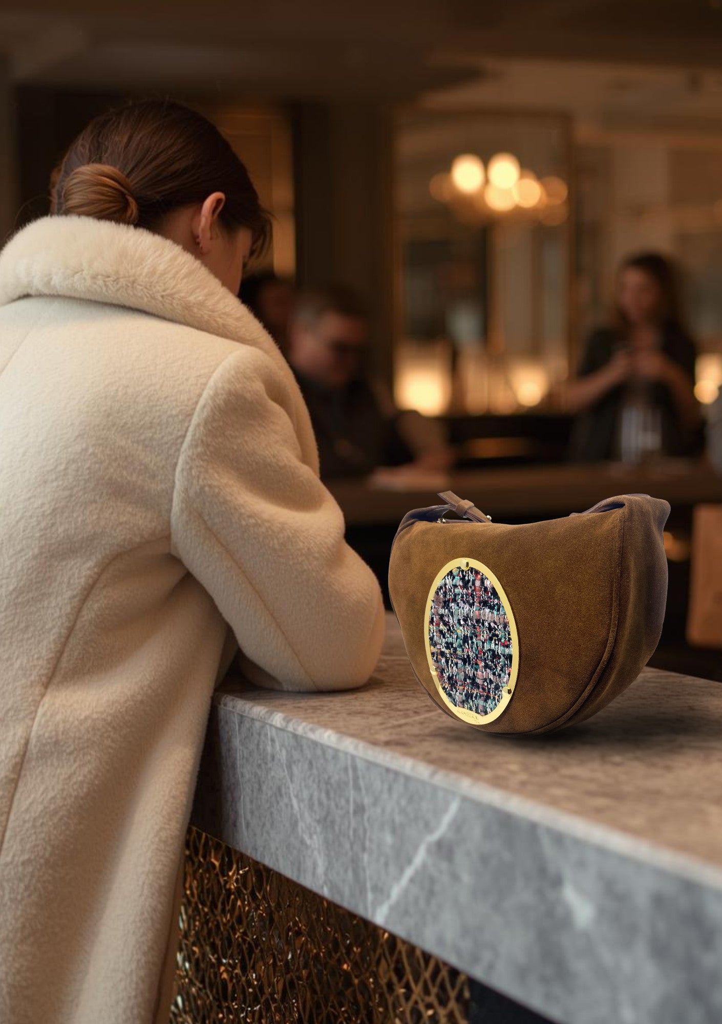 Borsa artigianale in pelle personalizzabile Allegra fatta a mano in Italia