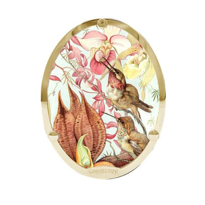 Cameo Print 004 – Hummingbirds and Orchid
