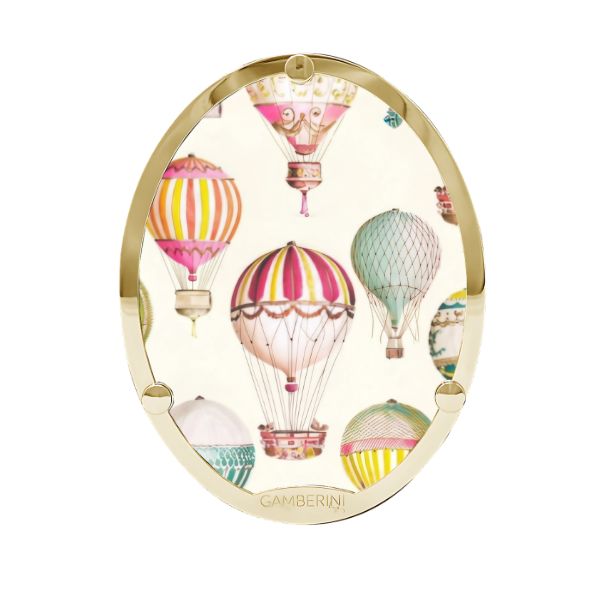 Cameo Print sulla borsa in pelle personalizzabile Gamberini Bag