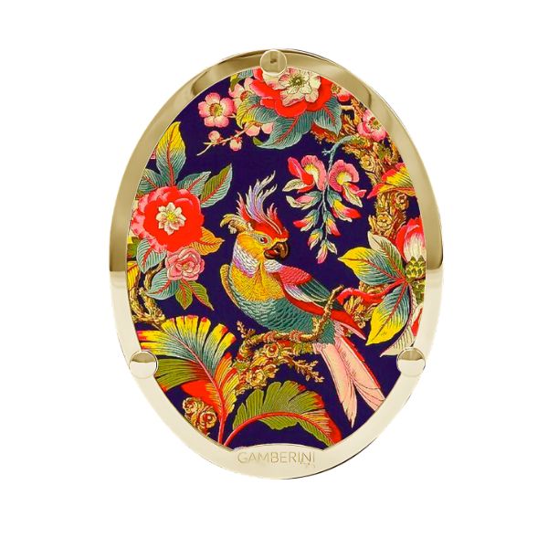 Cameo Print sulla borsa in pelle personalizzabile Gamberini Bag