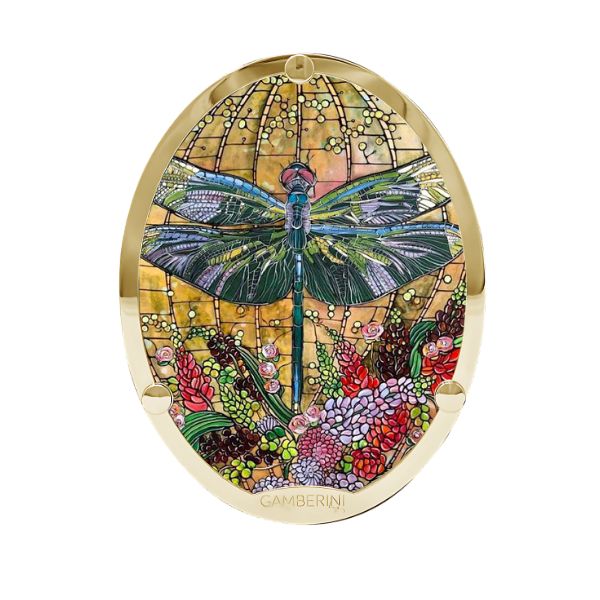 Cameo Print sulla borsa in pelle personalizzabile Gamberini Bag