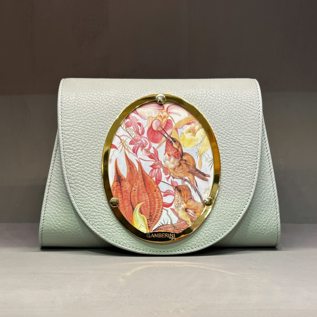 Borsa artigianale in pelle personalizzabile - NIGHT