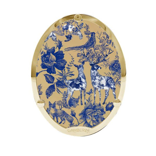 Cameo Print sulla borsa in pelle personalizzabile Gamberini Bag