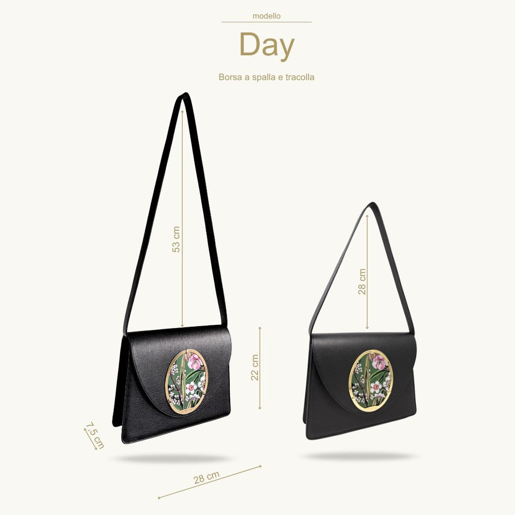 Borsa artigianale in pelle personalizzabile - DAY NERA