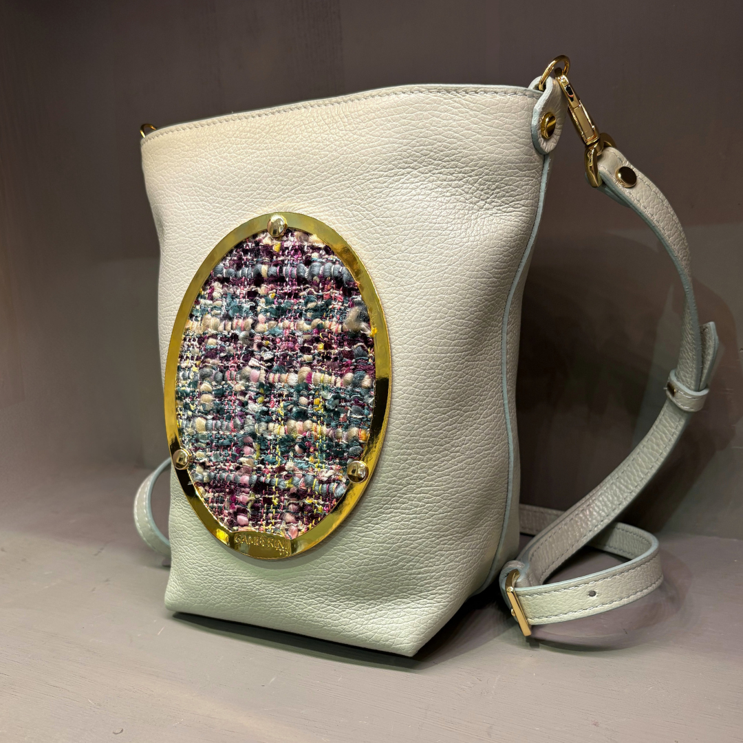 Borsa artigianale in pelle personalizzabile - EMILIA