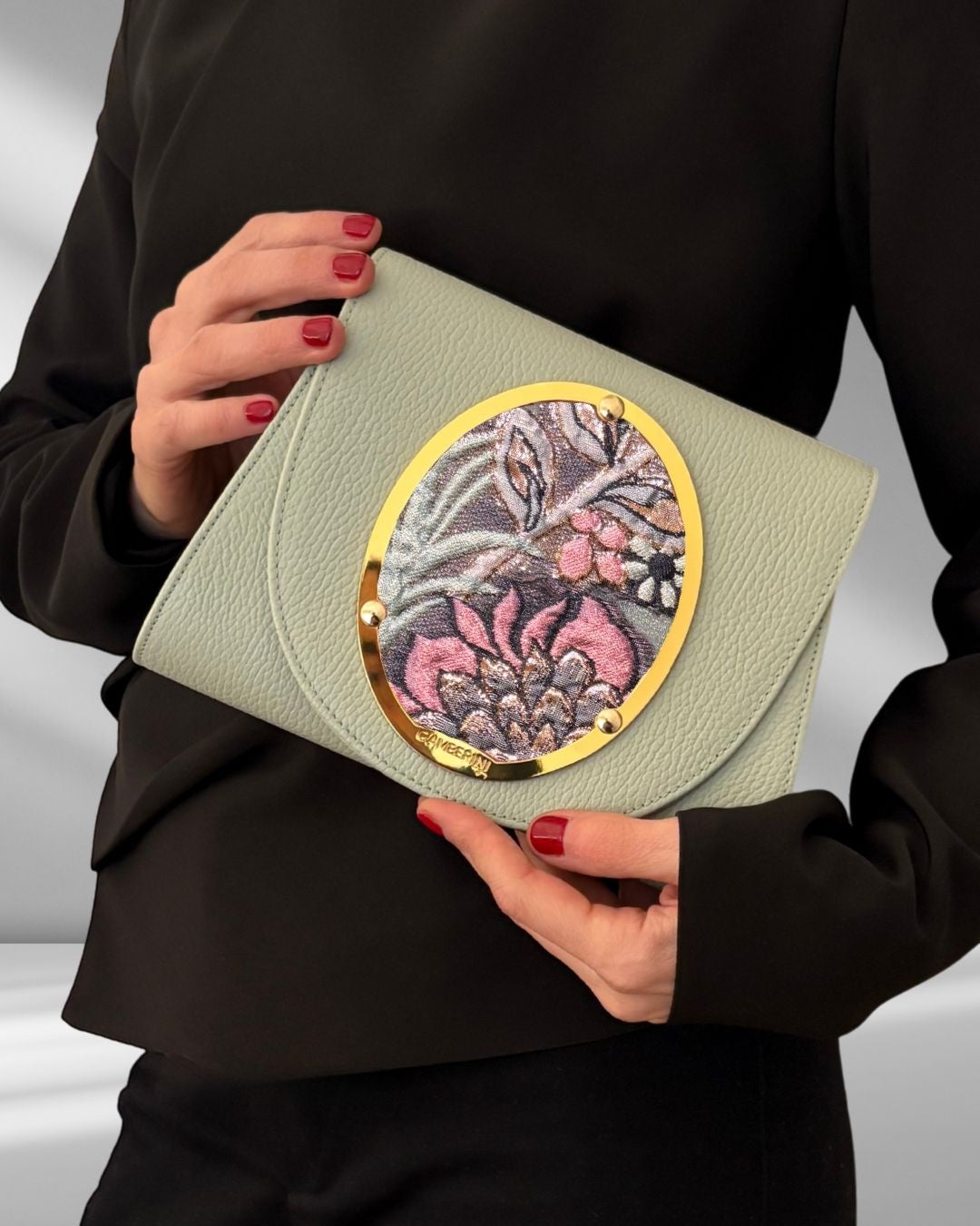 Borsa artigianale in pelle personalizzabile - NIGHT