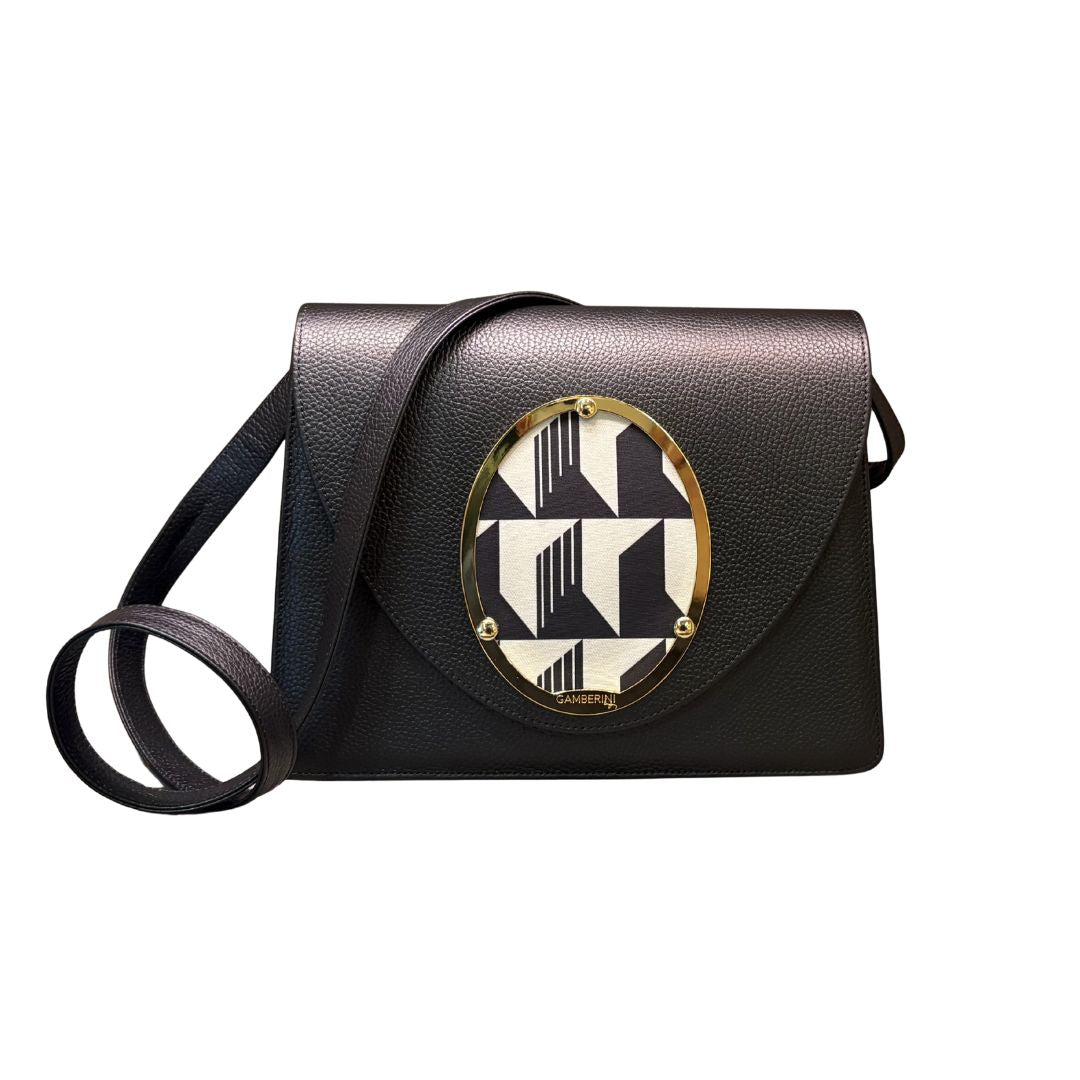 Gamberini Bag | Borse artigianali personalizzabili | Borsa Day con 3 Cameo | Tessuti alta moda