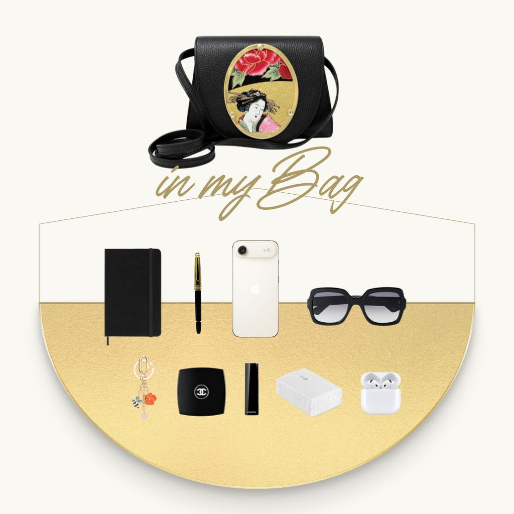 Borsa artigianale in pelle personalizzabile - NIGHT NERA