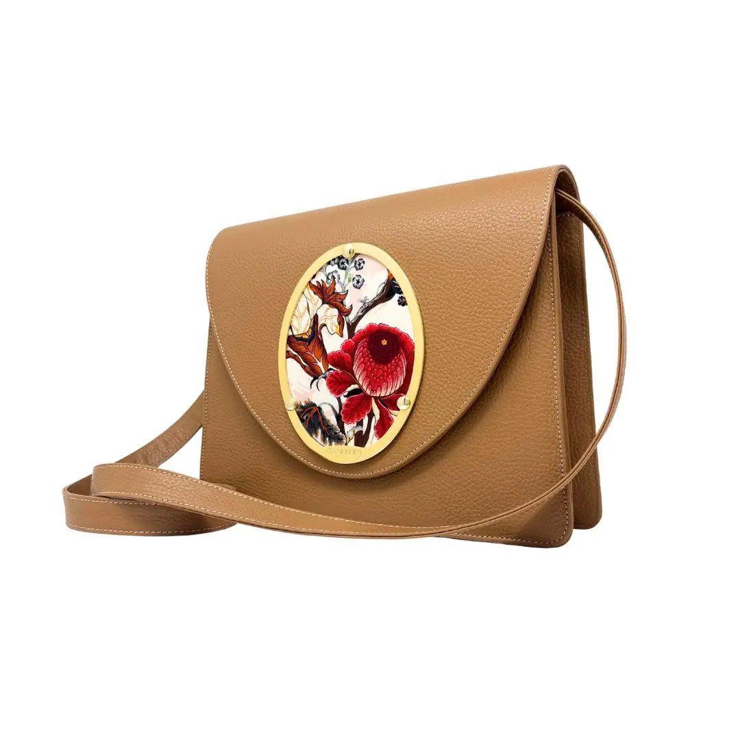 Gamberini Bag | Borse artigianali personalizzabili | Borsa Day con 3 Cameo | Tessuti alta moda