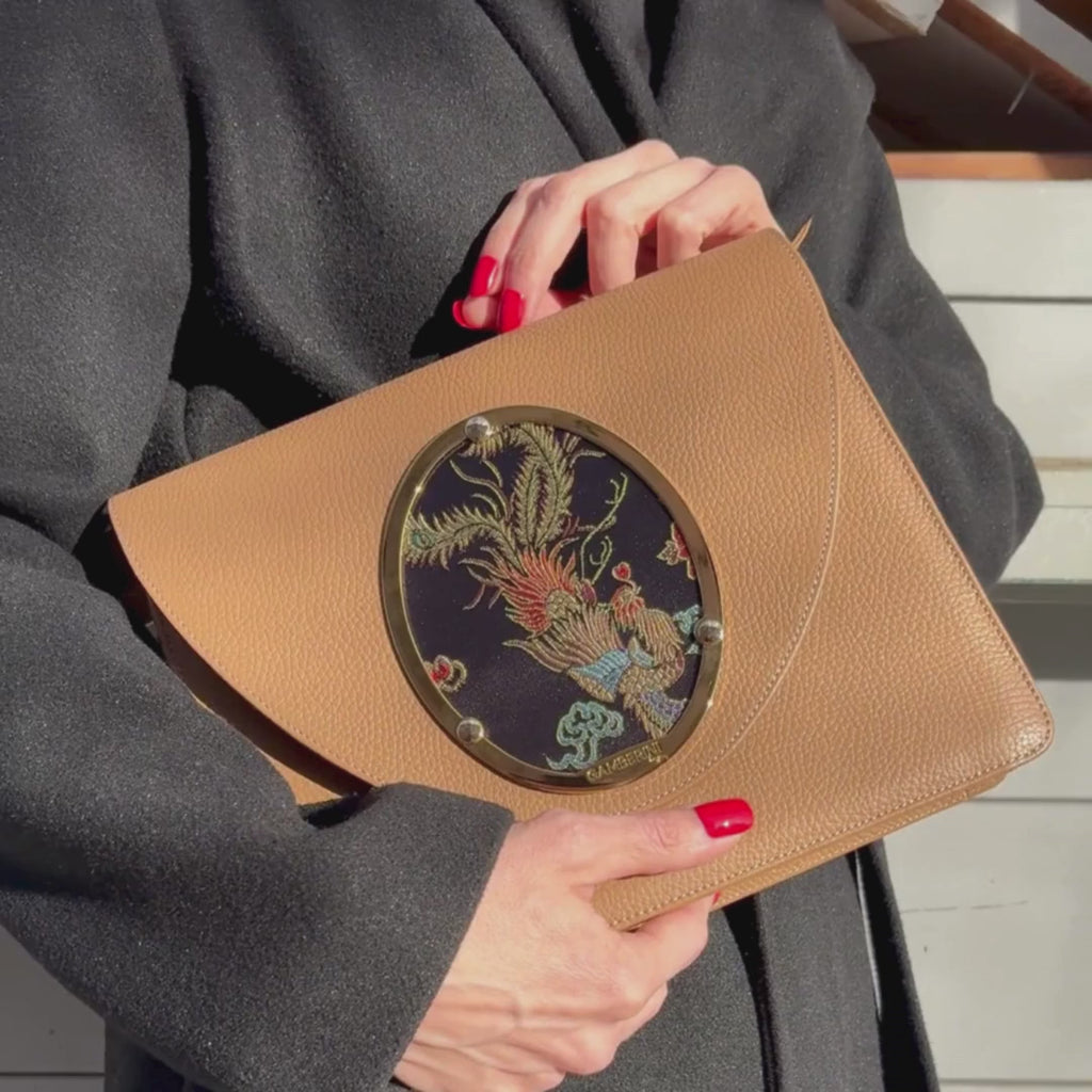 Borsa artigianale in pelle personalizzabile - DAY CORDA